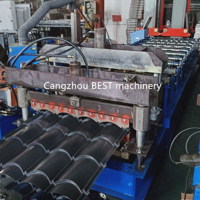 PPGI-Koppelingsdak 6m/Min Panel Roll Forming Machine
