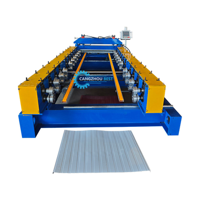 Automatische verandering van de grootte van de wandpaneel staal profiel rollen vormen machine voor PPGI GI