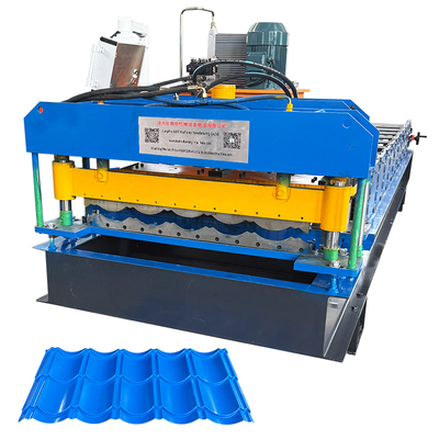 PLC-gecontroleerde rolvormende machine voor het vormen van metalen daktegels