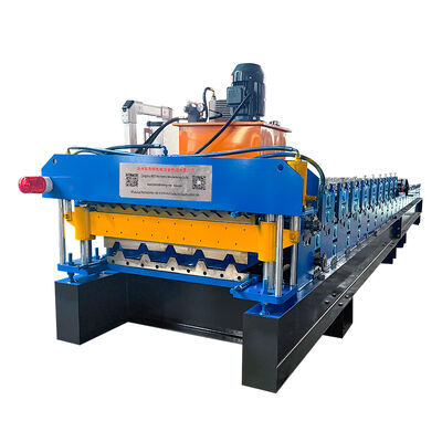 686 IBRand 762 corrugated two popular profile in Africa roof sheet forming machine