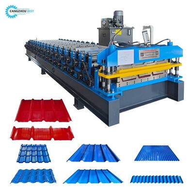 Dubbellaags rolvormmachine / Dubbeldeks rolvormmachine