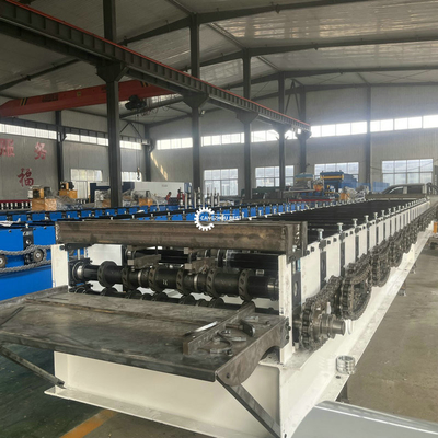 YX1000 0,3-1,2 mm Floor Deck Steel Profile Roll Forming Machine 380VAC voor de Turkse markt