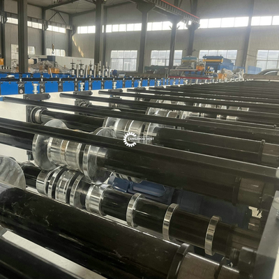 YX1000 0,3-1,2 mm Floor Deck Steel Profile Roll Forming Machine 380VAC voor de Turkse markt