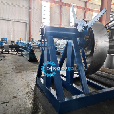 2 mm dikte hoek kanaal rollende vormmachine voor gegalvaniseerd staal profiel