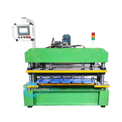 High Speed Colombia Popular Design IBR Trapezium dakpaneel plaat rollen vormmachine