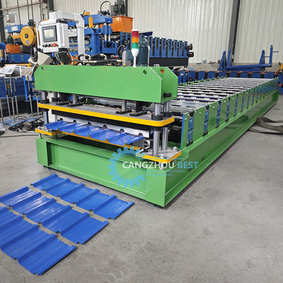 High Speed Colombia Popular Design IBR Trapezium dakpaneel plaat rollen vormmachine