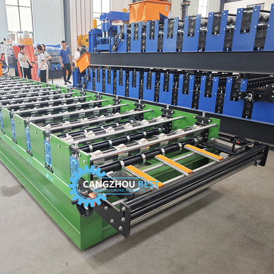 High Speed Colombia Popular Design IBR Trapezium dakpaneel plaat rollen vormmachine
