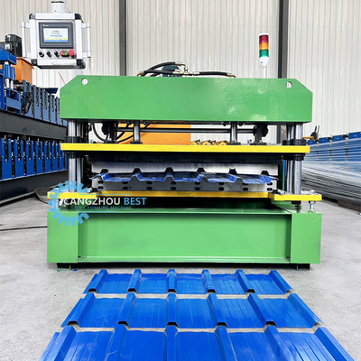 High Speed Colombia Popular Design IBR Trapezium dakpaneel plaat rollen vormmachine