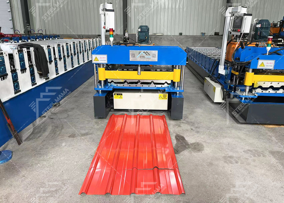 3 kW Hydraulisch snijden van staal dakplaat rolvormende machine