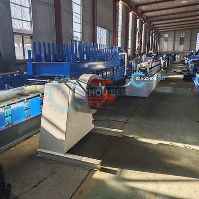 Euro Type CE Hydraulische stalen sluiter deur maken rollen vormmachine met perforatie gaten
