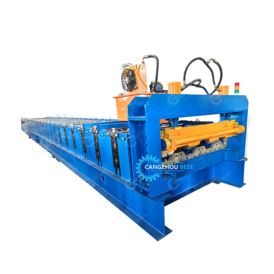 Hydraulische snijmachine voor het maken van vloer rollen