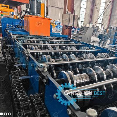 Hydraulische snijmachine voor het maken van vloer rollen