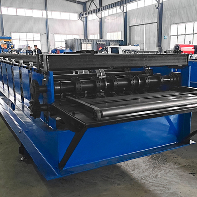Stalen profiel gegalvaniseerd PLC-besturing Decking sheet Floor Roll Forming Machine