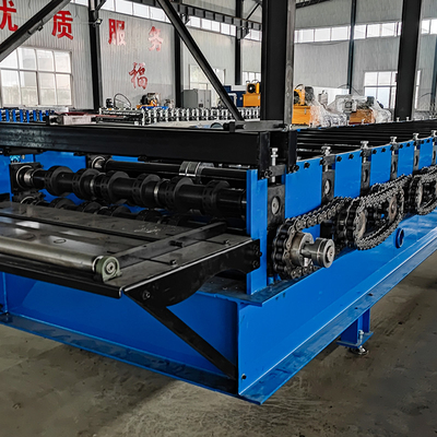 Stalen profiel gegalvaniseerd PLC-besturing Decking sheet Floor Roll Forming Machine