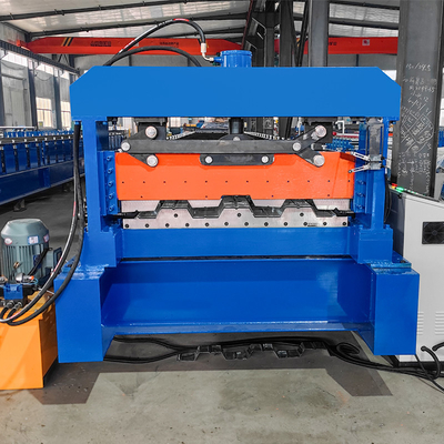 Stalen profiel gegalvaniseerd PLC-besturing Decking sheet Floor Roll Forming Machine