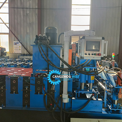 Het Dakbroodje die van het kleuren Trapezoïdaal IBR Staal Machine Hydraulisch Scherp Apparaat vormen