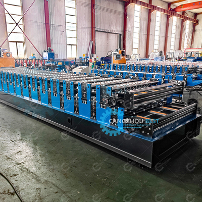Machine voor het maken van hoge snelheidsgolfplaten en trapezodiale platen voor profielvliegzaaghakker
