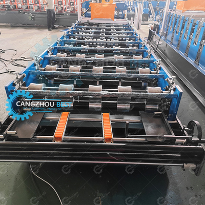 1000 mm aanraakscherm Metalen dakplaat rollen maken vormmachine Plc Control