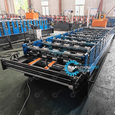 1000 mm aanraakscherm Metalen dakplaat rollen maken vormmachine Plc Control