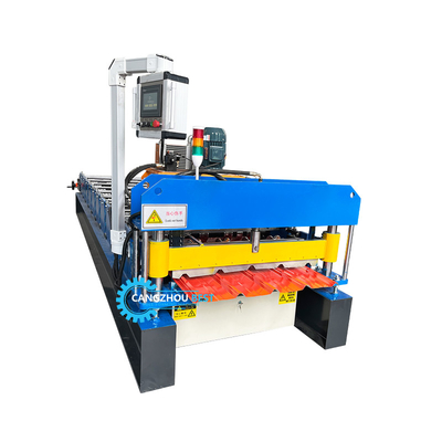 Gi 900 mm effectieve breedte staalprofiel Ibr dakplaat rollen vormen machine voor de bouw