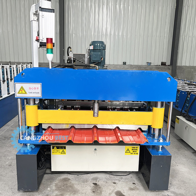 Gi 900 mm effectieve breedte staalprofiel Ibr dakplaat rollen vormen machine voor de bouw