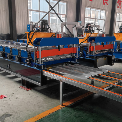 Roofplaat rollen vormen machine voor 0,2-0,8 mm PPGI en GI materiaal dikte