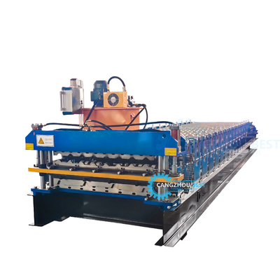 Hydraulische automatische afknipmachine voor het vormen van dakplaten