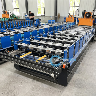Het bamboetype kleurde het Verglaasde Broodje van de Dakwerktegel zich Vormt Makend Machine