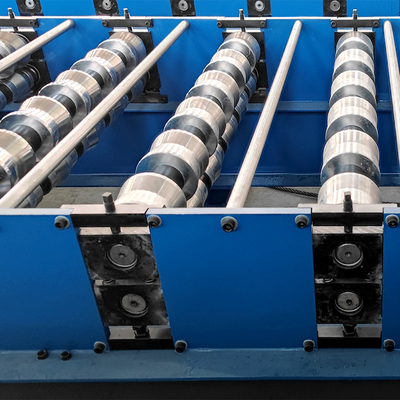 Gelaste tegel dubbellaag dakplaat rollen vormmachine met hoge precisie teller