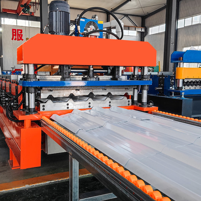 Kleurstaalprofiel High Speed Rib/R Panel Roof Sheet Roll Forming Making Machine