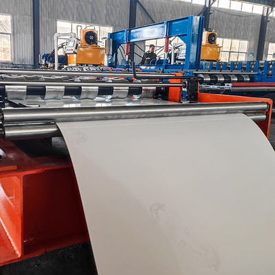 Kleurstaalprofiel High Speed Rib/R Panel Roof Sheet Roll Forming Making Machine
