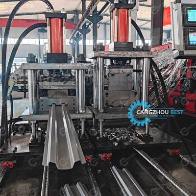 Het dubbele van het het Staaltuin van het Lijnmetaal Safty Palisde Hekprofielmachinebroodje dat Machine vormt