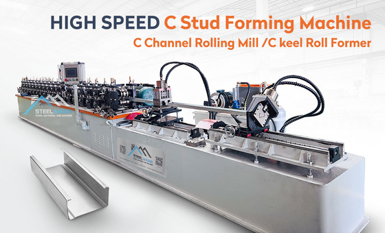 High-Speed Stud And Track Roll Forming Machine met 12-14m/min vormsnelheid