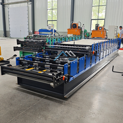 Hydraulische kracht 5.5kw Kleur dakbedekking Dubbele laag IBR gegolfde tegel rollen vormmachine
