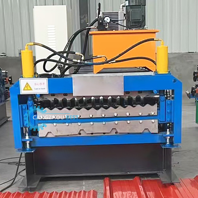 Automatisch snijden Hydraulische kracht Staalprofiel Dubbellaag Dakrolvormende machine