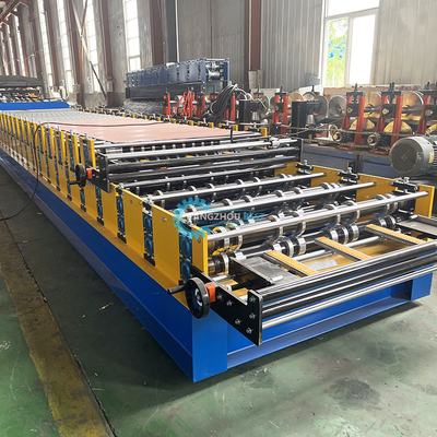 Full Auto Hydraulische kracht 4kw Twee laag gegolfde daktegel rollen vormen machine