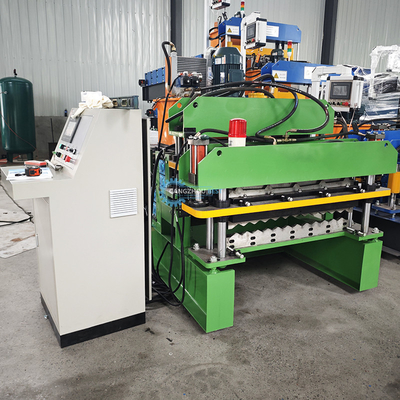 Snelheidstabiele automatische PPGI Ridge Cap Roll Forming Machine met 15-16 stations