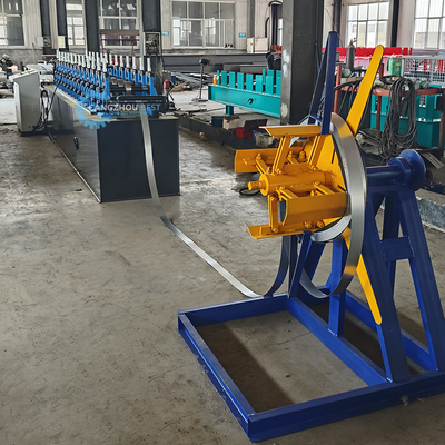 Hydraulisch snijden en doorsteken van hoofdkanaal rollen vormen machine