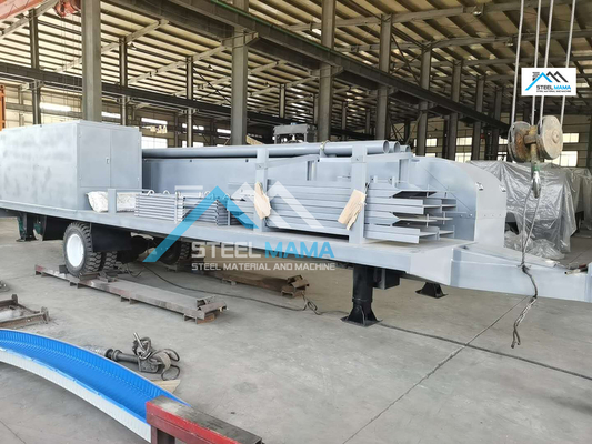 Diesel 914 mm Voedingsbreedte K Span Roll Forming Machine Voor 610 mm panelen