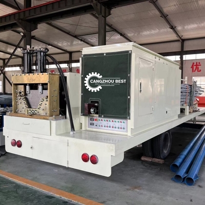 PPGI GI Mobile K Span Roll Forming Machine voor metselwerk Beton en staalconstructies