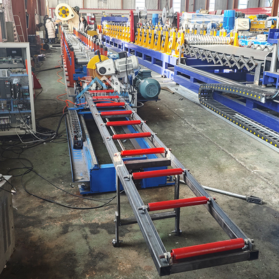 Zware versnellingsbak transmissie zonne-rack Unistruct C-kanaal rolvormende machine