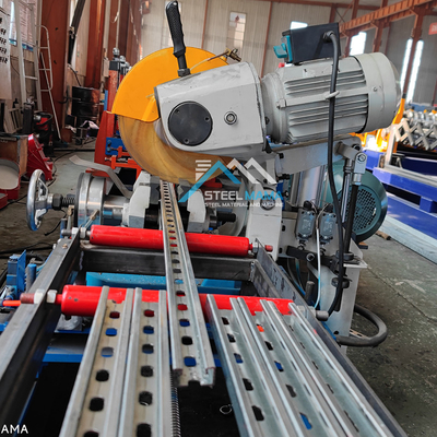 Zware versnellingsbak transmissie zonne-rack Unistruct C-kanaal rolvormende machine