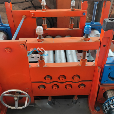 Zware versnellingsbak transmissie zonne-rack Unistruct C-kanaal rolvormende machine