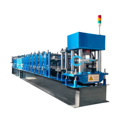 Stalen Profiel Channel Roll Vormmachine handmatig Wijzig grootte C Purlin 80-300mm Web Grootte