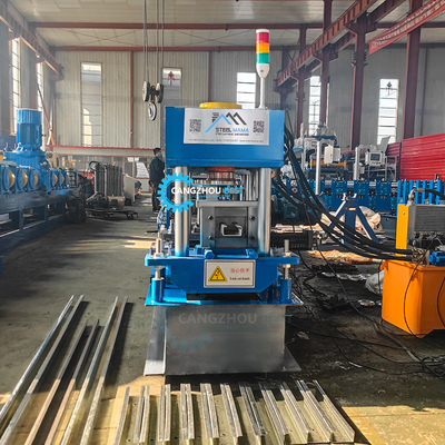 Stalen Profiel Channel Roll Vormmachine handmatig Wijzig grootte C Purlin 80-300mm Web Grootte