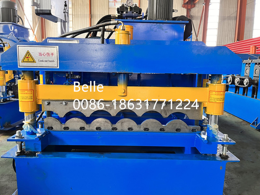 9-11 Rijen dakmachine met 300H staal en 8-12m/min Productiviteit