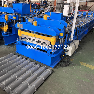 9-11 Rijen dakmachine met 300H staal en 8-12m/min Productiviteit