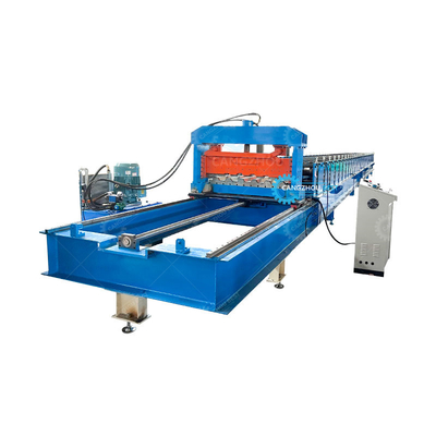 PLC-besturingssysteem Floor Deck Roll Forming Machine 1250 mm Breedte voor de fabricage van dekplaten
