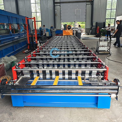 PPGI GI Steel Profile Zee Tile Roll Forming Machine met een hoge precisie binnen 1 mm