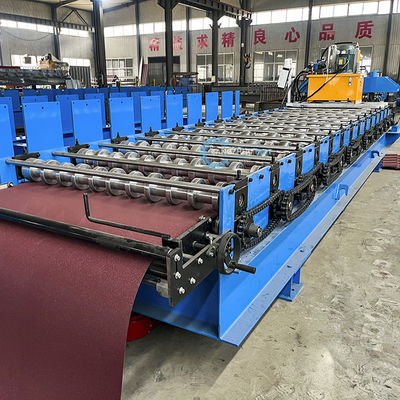 Langdurige tegels dakgebouw 22 stappen rollers daktegel rollen vormmachine met Cr12 blad